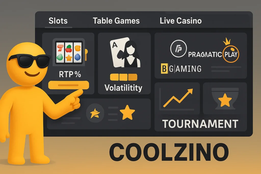 Como escolher os melhores jogos no Coolzino Casino