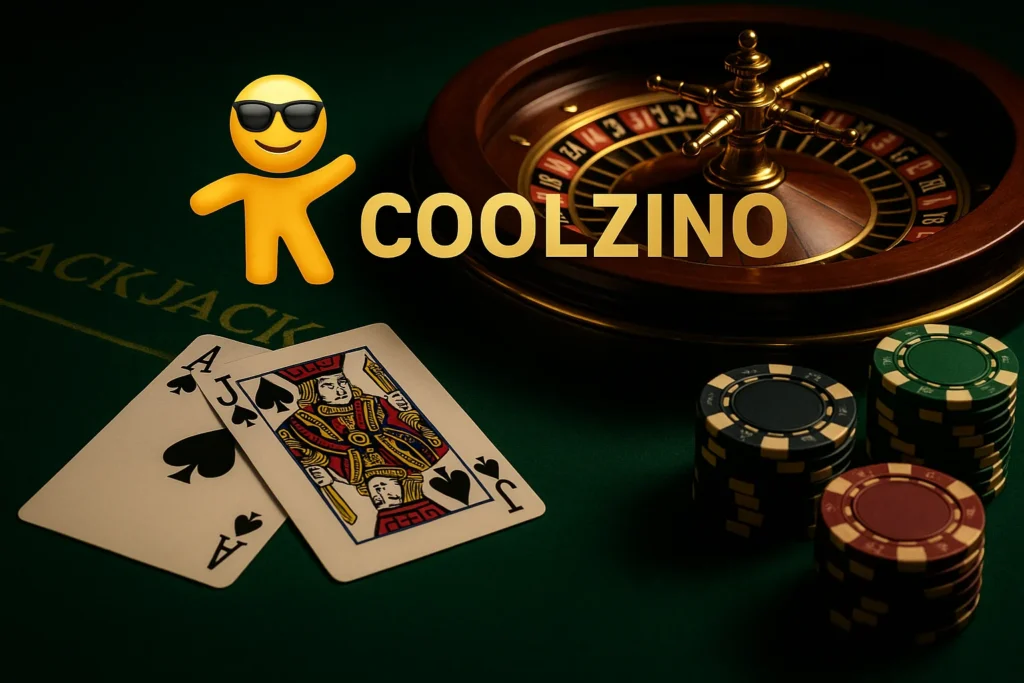 Jogos de mesa como blackjack e roleta no Coolzino Portugal