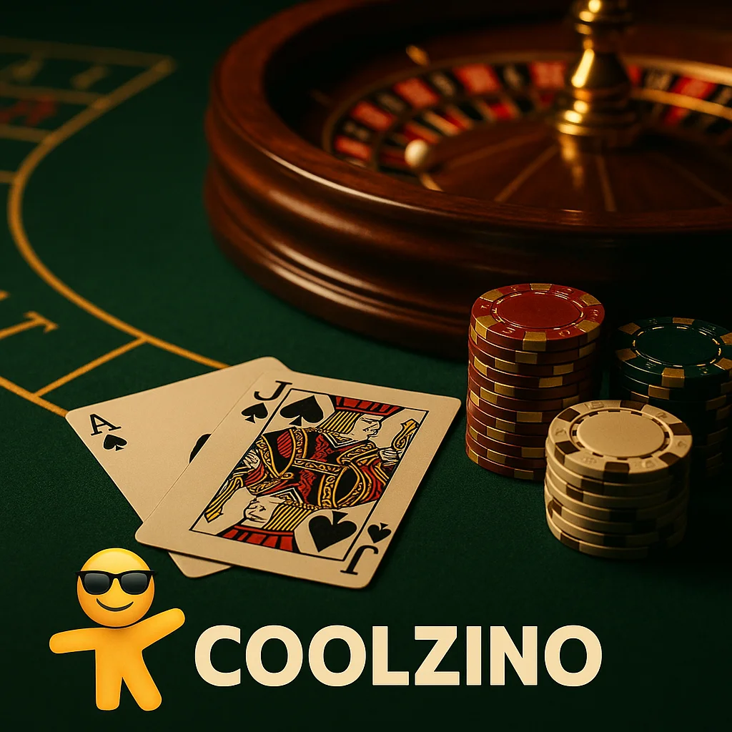 Jogos de mesa como blackjack e roleta no Coolzino Portugal (Mobile)