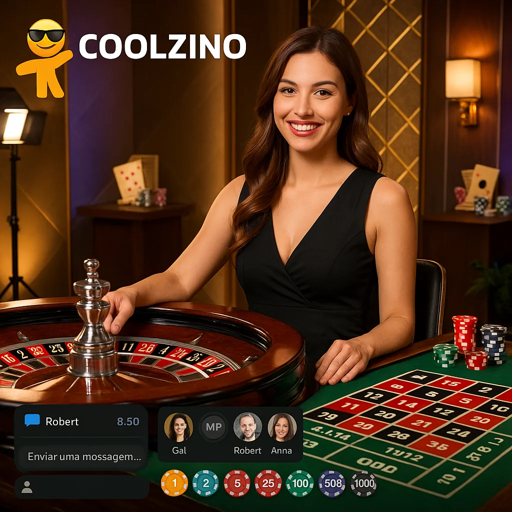 Live casino com crupiê ao vivo no Coolzino Portugal (Mobile)