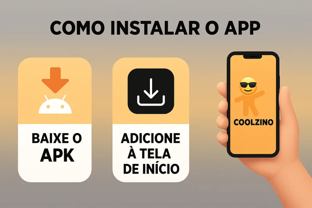 Como instalar Coolzino App Android iOS