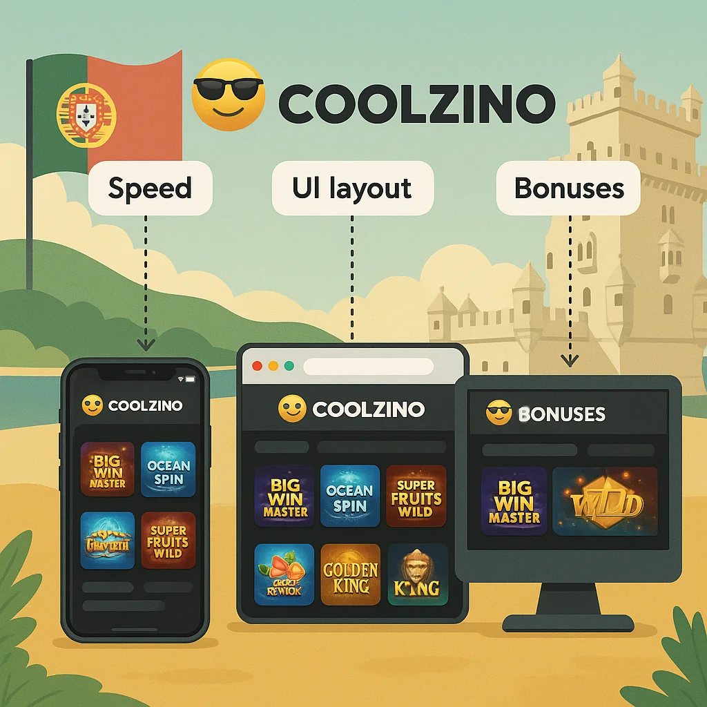 Comparação Coolzino App vs Navegador Desktop (Mobile)